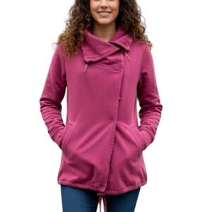 Lululemon Savasana wrap with snaps magenta size 6